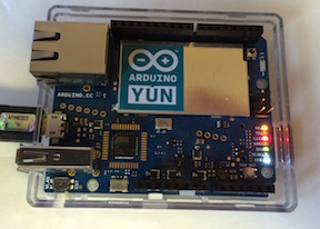 Arduino Yún with blinking LED