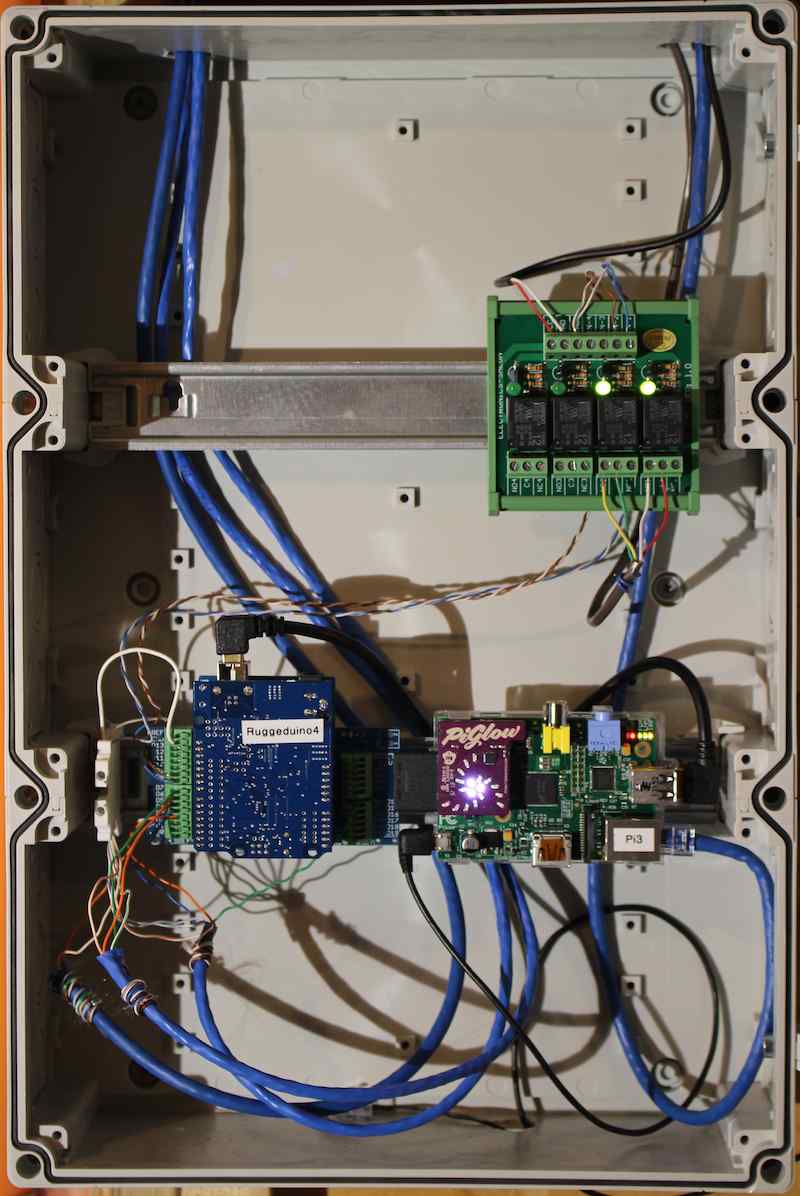 1 Raspberry Pi and 1 Ruggeduino