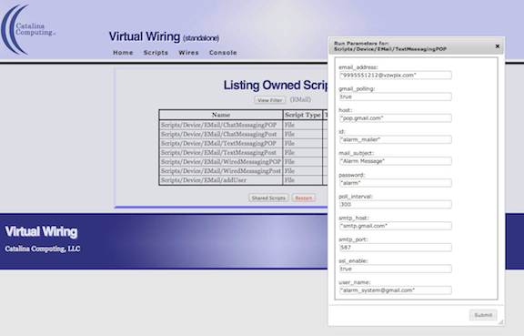 TextMessagingPOP Parameters