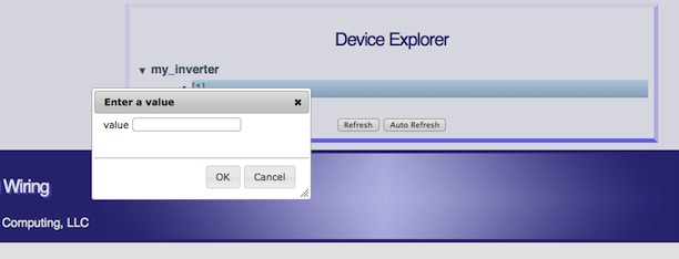 Inverter Dialog Box