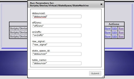 State Machine Dialog Box